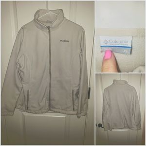 White Columbia jacket